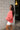 Romi Pink Curved Button-Up Cardigan - side view