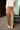 Carlie Mocha Brown Wide Leg Pants - front view