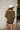 Mckenna Olive Ribbed Sleeve Sweater - back view