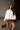 Anastasia White Ruffle Trim Top - front 
