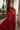Sadie Burgundy Tie Waist Midi Dress - close front view