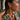 Jolene Ivory & Amber Beaded Necklace - frontal view on model