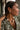 Jolene Ivory & Amber Beaded Necklace - frontal view on model