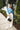 Simone Blue Color Block Sweater - full front view