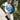 Simone Blue Color Block Sweater - view of front