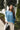 Simone Blue Color Block Sweater - front 