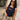 Tigers Navy Embroidered Ribbed Tank - front view