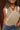 Mari Olive Striped Braided Tank - close front view