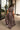 Willa Brown Striped & Polka Dot Maxi Dress - full back view