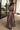 Willa Brown Striped & Polka Dot Maxi Dress - full body back view
