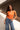 TN Orange Ribbed Tank - frontal view