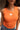 TN Orange Ribbed Tank - close front view