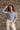 Camryn Dusty Blue Long Sleeve Top - front view
