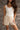 Tarah Beige & White Striped Shorts - front view