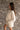 Tarah Beige & White Striped Top - side view