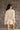 Tarah Beige & White Striped Top - back