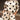 Adeline Beige & Black Polka Dot Shorts - close front view
