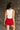 Ashlyn Red Stripe Waist Shorts - back