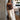 Isadora Cream Wide Leg Pants - full body front view