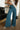 Norah Teal Wide Leg Pants - lower body front view