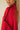 Kira Red & Black Short Sleeve Sweater - close up