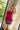 Lexia Red Strapless Pleated Top - front view