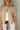 Jovie Taupe Scalloped Short Sleeve Cardigan - close front view