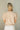 Jovie Taupe Scalloped Short Sleeve Cardigan - back view
