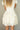 Kenley Cream Tiered Lace Mini Skirt - back view