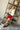 Kira Ivory & Burgundy Short Sleeve Sweater - full body view