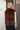 Adrien Brown Fur Zip-Up Vest - back view