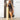 Beatrix Brown Leather Belted Top - full body front view