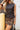 Beatrix Brown Leather Belted Tank Top - front 