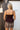 Riley Brown Pleated Tank Top - back view