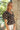 Kari Brown Polka Dot Puff Sleeve Top - frontal side view