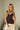 Linden Brown Lace Tank Top - front view