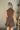 Gianna Brown Suede Mini Dress - back view