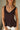 Linden Brown Lace Tank Top - close up front view