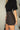 Anya Brown Leather Mini Skirt -side