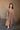 Dani Mocha Zip-Front Midi Dress - full body front view