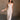 Alissa Beige Floral Midi Dress - full body front view