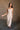 Alissa Beige Floral Midi Dress - full body front view