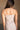 Alissa Beige Floral Midi Dress - close up back view