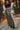 Kali Brown Satin Maxi Skirt - front view