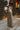 Kali Brown Satin Maxi Skirt - side view