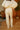 Cream Ribbed Knit Pants- back