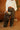 Rowan Olive Faux-Leather Pants - front view