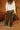 Rowan Olive Faux-Leather Pants - back  view