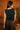 Taylor Black Ruched Tank Top - back view