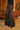 Farrah Brown Suede Wide Leg Pants - view of front